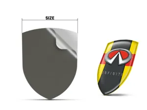 Infiniti Autosticker Premium Stern Exklusiv Design